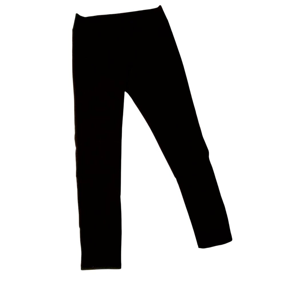 Miki Womens Black Stretch Pants Size M Nylon & Spandex Mid-Rise Slim Fit